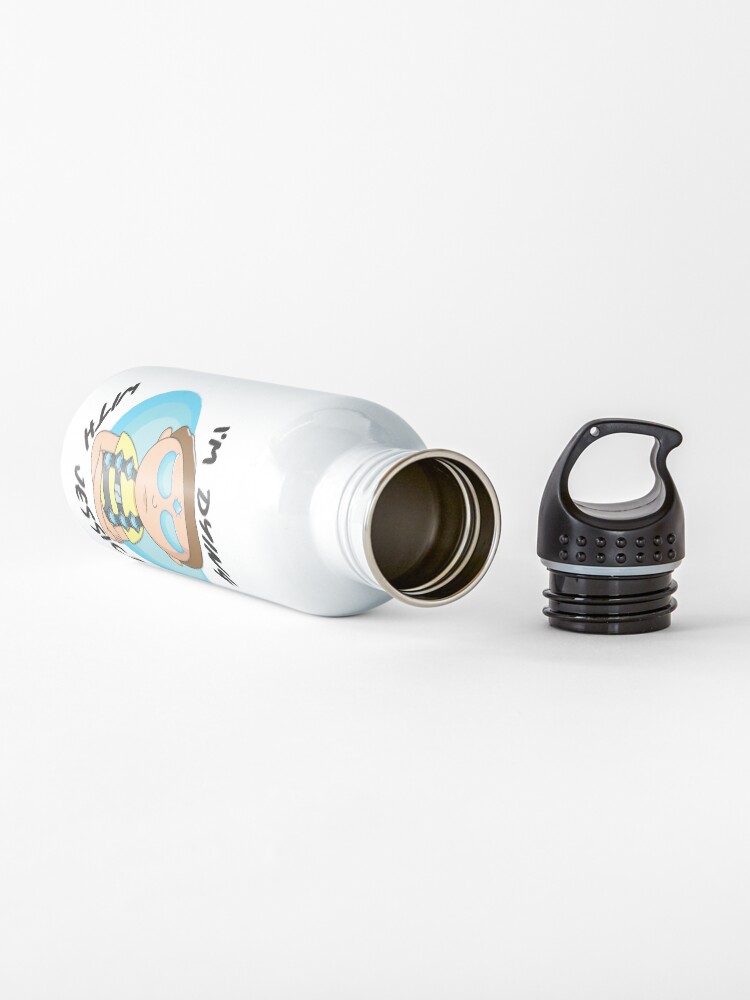 Alternate view of I'm Dying With Jessica (Rick & Morty) Water Bottle