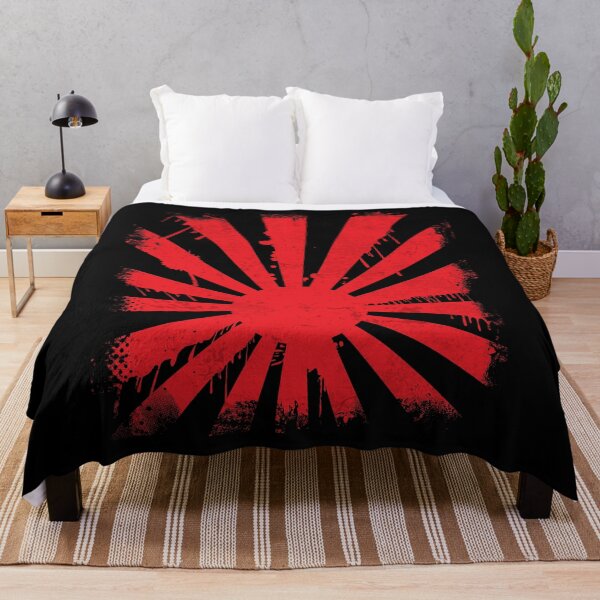 Item preview, Japanese Flag distressed dripping paint effect designed and sold by Scoopivich.
