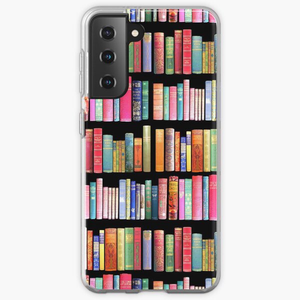 Bookworms Delight / Antique Book Library for Bibliophile Samsung Galaxy Soft Case
