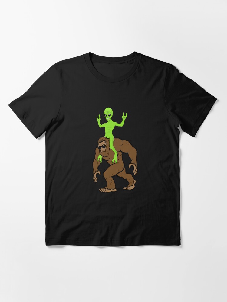 bigfoot alien shirt