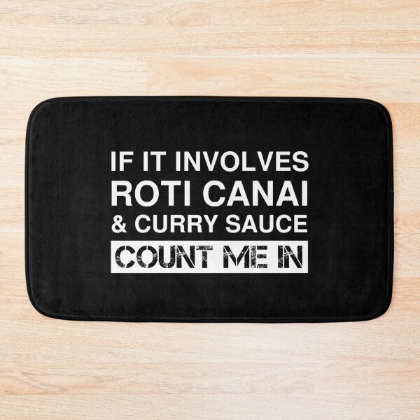Item preview, Funny Roti Canai And Curry Sauce Malaysian Food designed and sold by Creekman Designs.