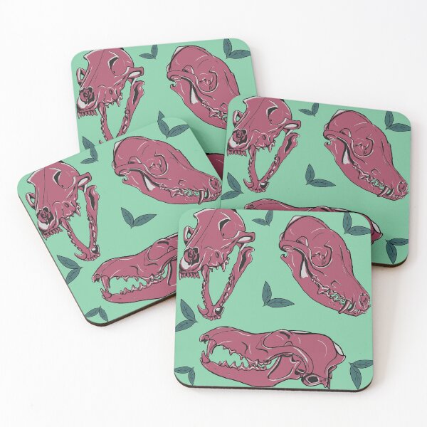 Item preview, Pink Fox Skulls designed and sold by ShoddyFox.