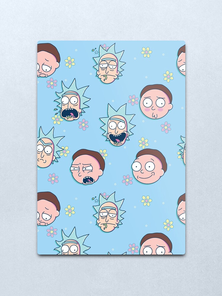 Alternate view of Rick & Morty Metal Print