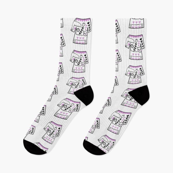 Item preview, Imaginary Folk Costume Bird and Cat Design (black and pink) designed and sold by wariana.
