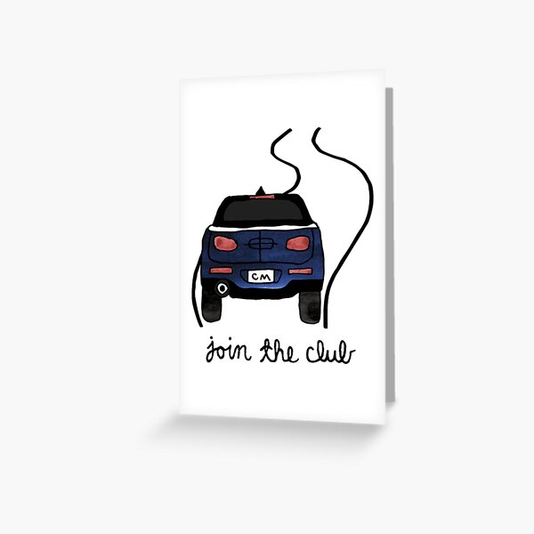 MINI Clubman - Starlight Blue (Join The Club) Greeting Card