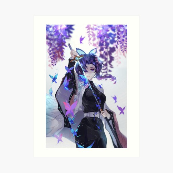 Shinobu Kocho - Pilier des démons Kimetsu no Yaiba Shinobu Kocho. Impression artistique