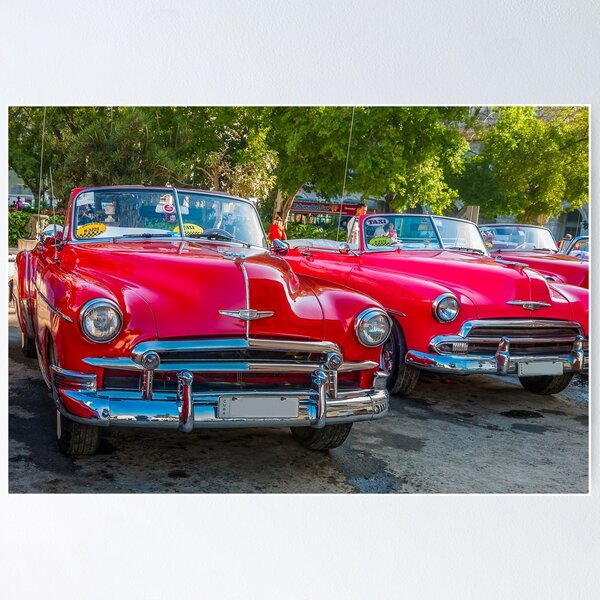 Item preview,  Vintage cars in a street, in Old Havana, Cuba. designed and sold by Danielasphotos.