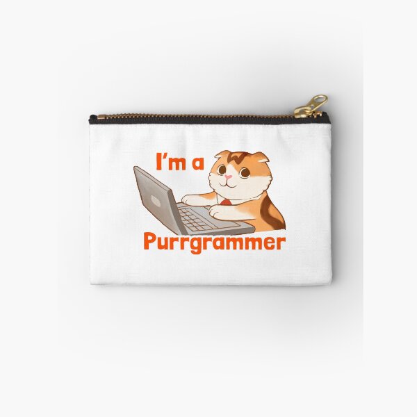 Item preview, Purrgrammer Coding Cat Waffles Coder Software Engineer designed and sold by WafflesCat.