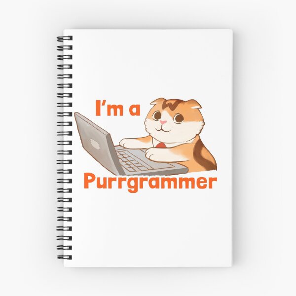 Item preview, Purrgrammer Coding Cat Waffles Coder Software Engineer designed and sold by WafflesCat.