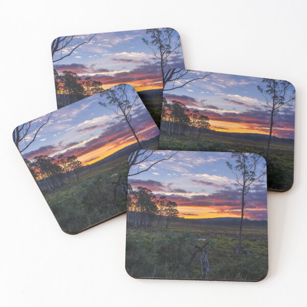 Item preview, A Stunning Sunset Falls Across Flats As Seen From New Pelion Hut On Day Three Of The Overland Track Tasmania  designed and sold by nickegglington.