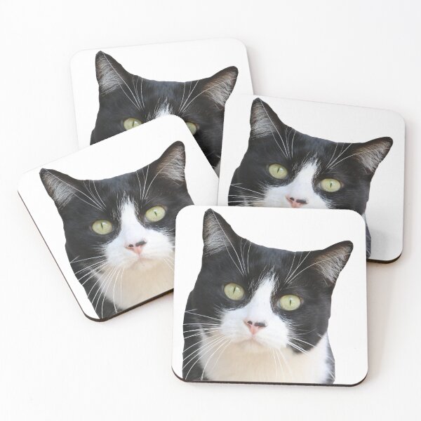 Item preview, Black and white tuxedo cat designed and sold by Nics-Photos.