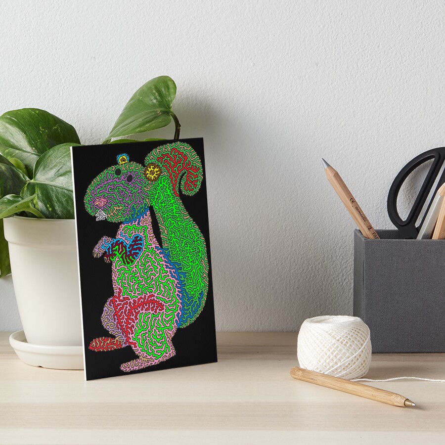 Item preview, Art Board Print designed and sold by MaxwellAbstract.