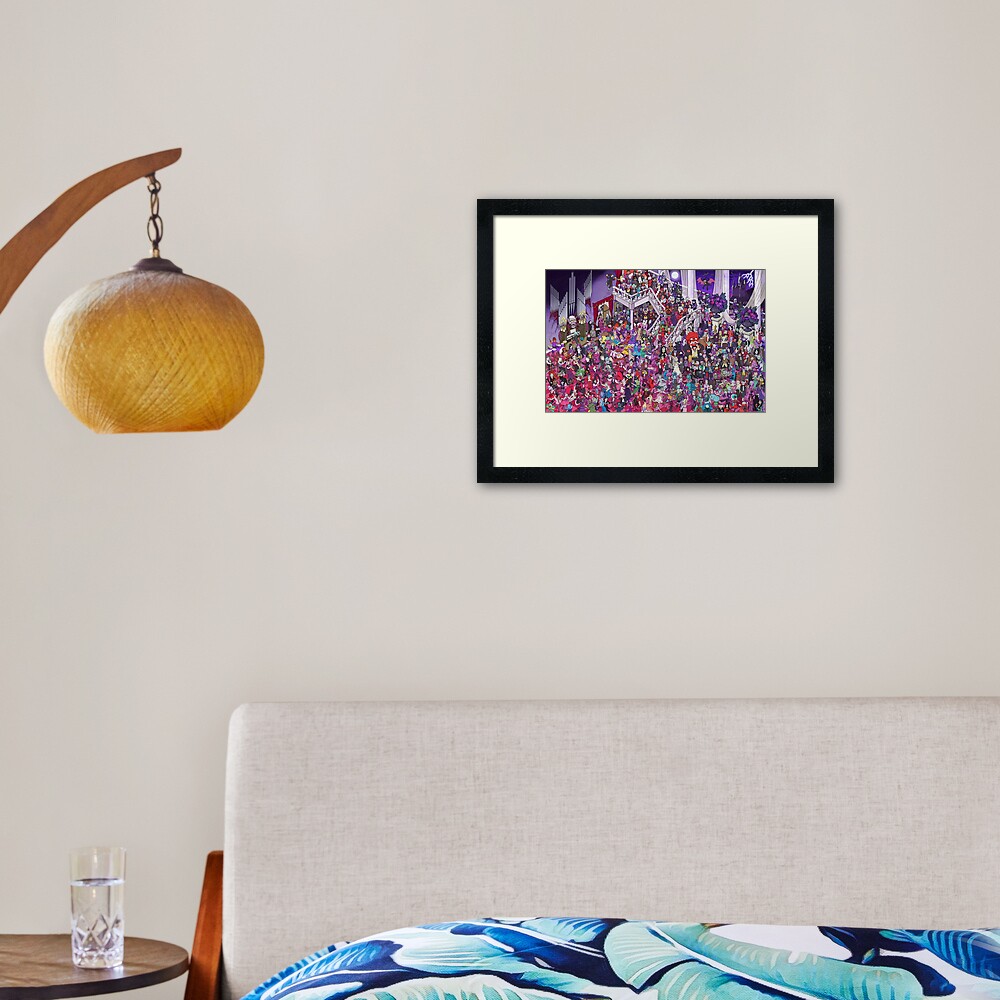Item preview, Framed Art Print designed and sold by MrChuckles.