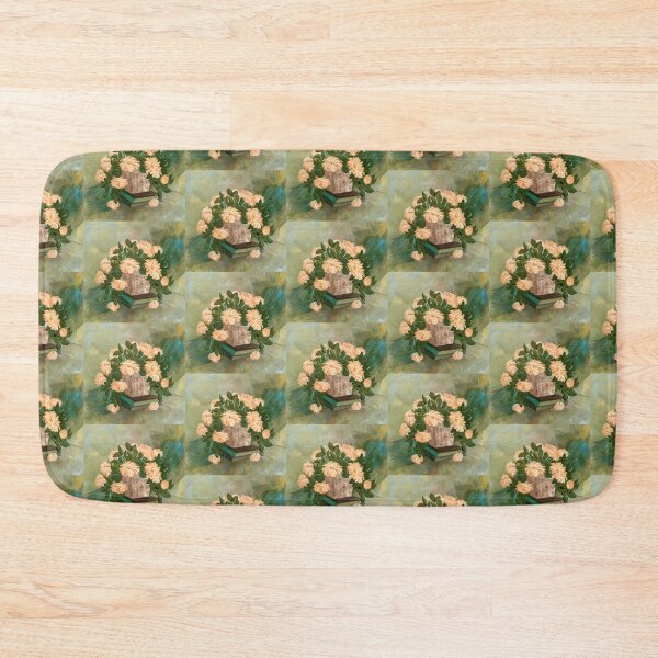 Item preview, Peachy Roses On The Coffee Table designed and sold by Lois  Bryan.