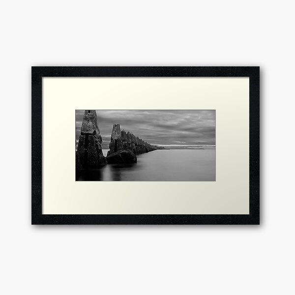 Giants Pillars Framed Art Print