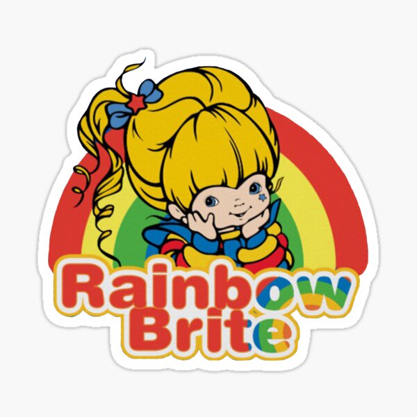 Rainbow Brite Sticker by Retrop0lis.