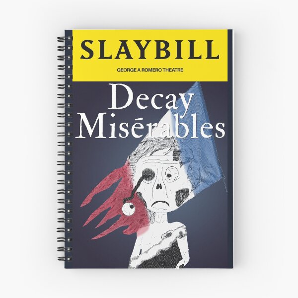 Item preview, Broadway Zombie Decay Miserables Slaybill designed and sold by John Raymond Barker.