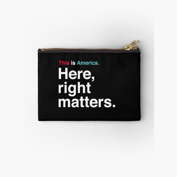 Item preview, This is America. Here, Right Matters. Lt. Col. Vindman Impeachment Hearing Quote designed and sold by Good-Politics.