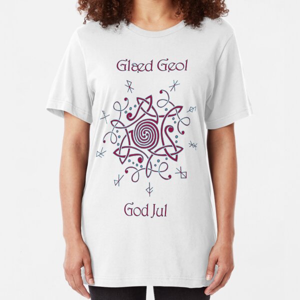 Happy Yule Slim Fit T-Shirt