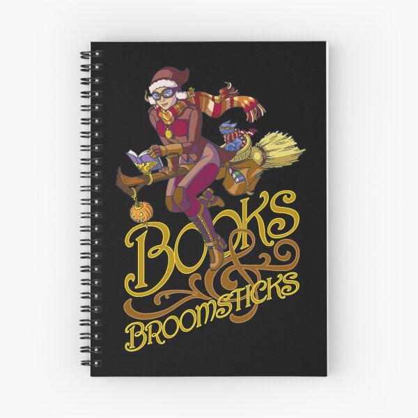 Item preview, Books & Broomsticks designed and sold by GiveNoFox.