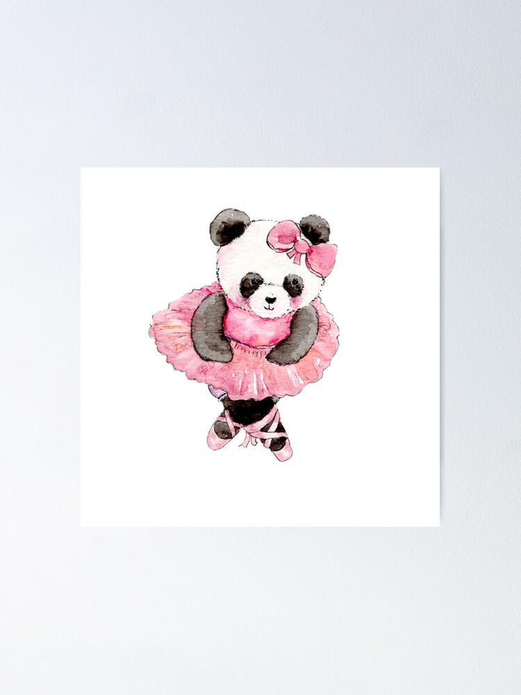 Pink Panda Ballerina " by lanipa73 Redbubble