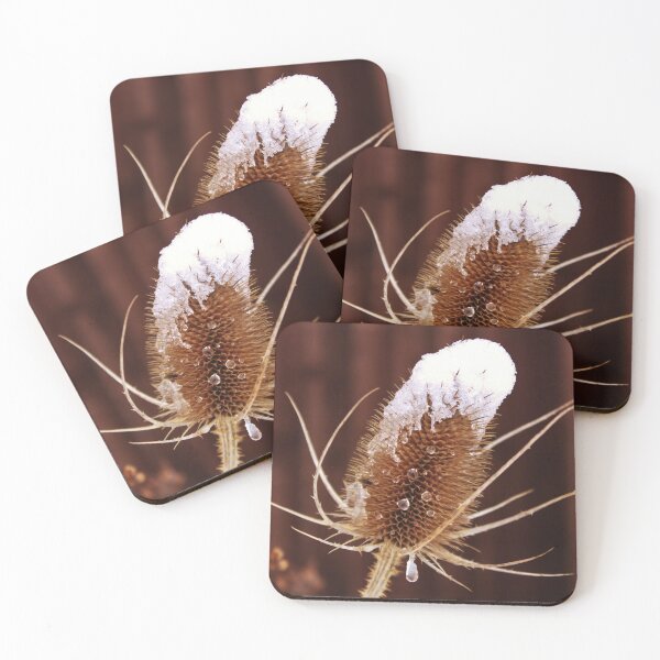Item preview, Delicate Snow on the Spikey Thistle designed and sold by MichelleRees.