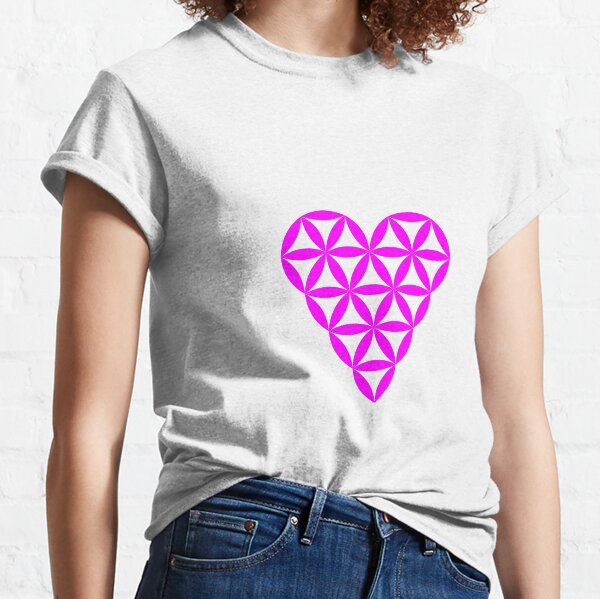 Heart of Life - Vector, Violet. Classic T-Shirt