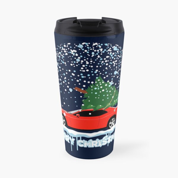 Dodge Challenger Christmas Travel Mug