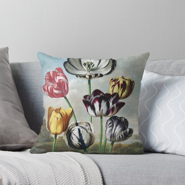Item preview, Vintage Flower Plate - Tulips - Robert John Thornton designed and sold by DejaVuStudio.
