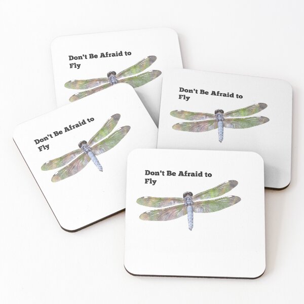 Item preview, Don't Be Afraid to Fly Dragonfly designed and sold by GeographerDude.