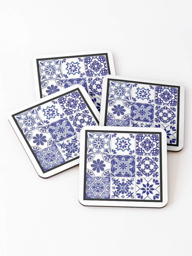 blue coasters