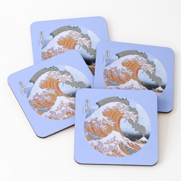 Item preview, The Great Wave Off Kanagawa Mount Fuji Erupting designed and sold by anthonylonder.