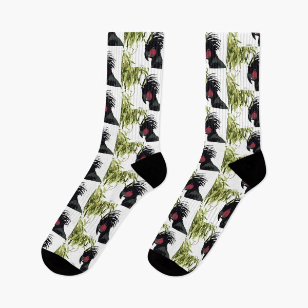 Item preview, Palm Cockatoo (Probosciger aterrimus) on white designed and sold by ChrissyWild.