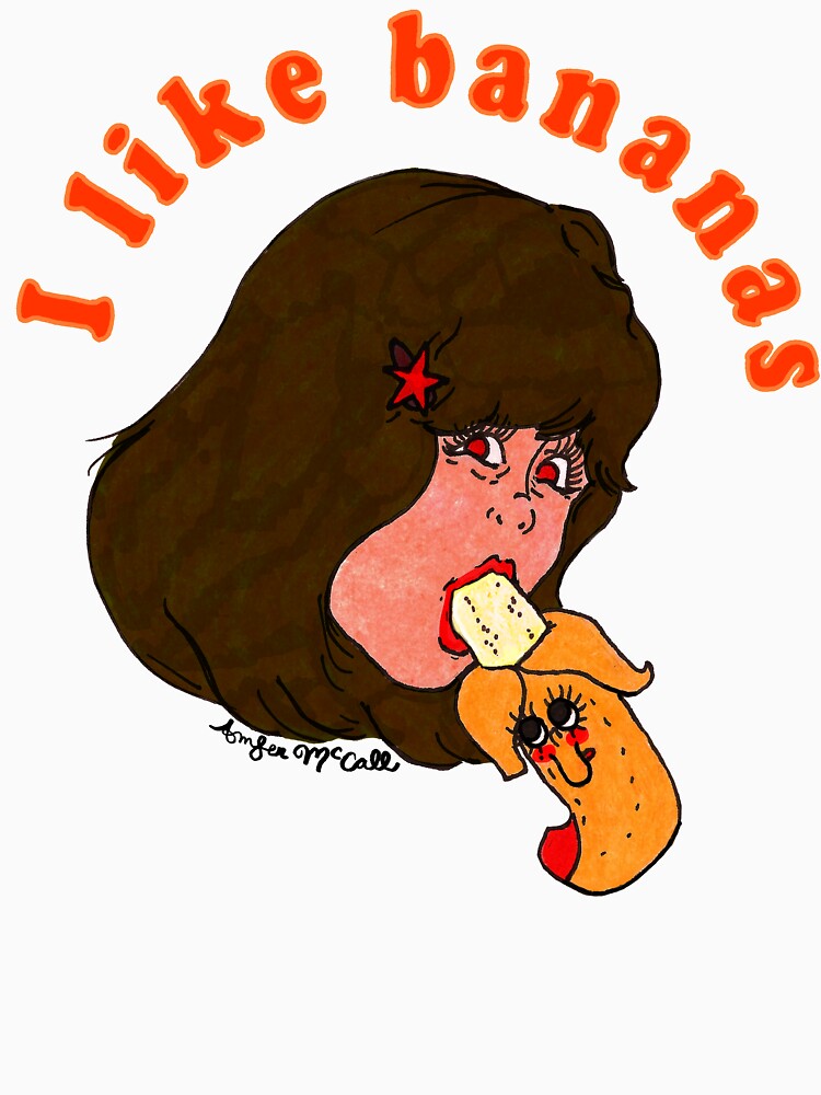 Thumbnail 7 of 7, Essential T-Shirt, I like bananas designed and sold by ambermccall.