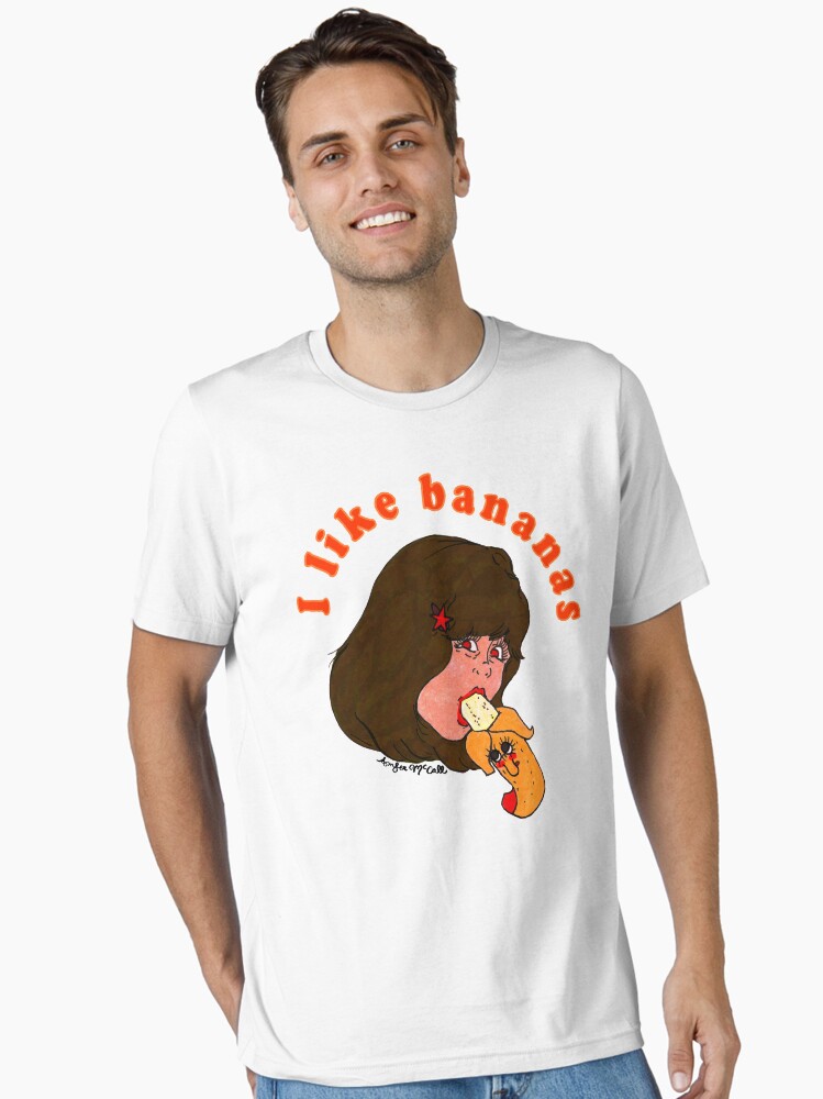 Thumbnail 1 of 7, Essential T-Shirt, I like bananas designed and sold by ambermccall.