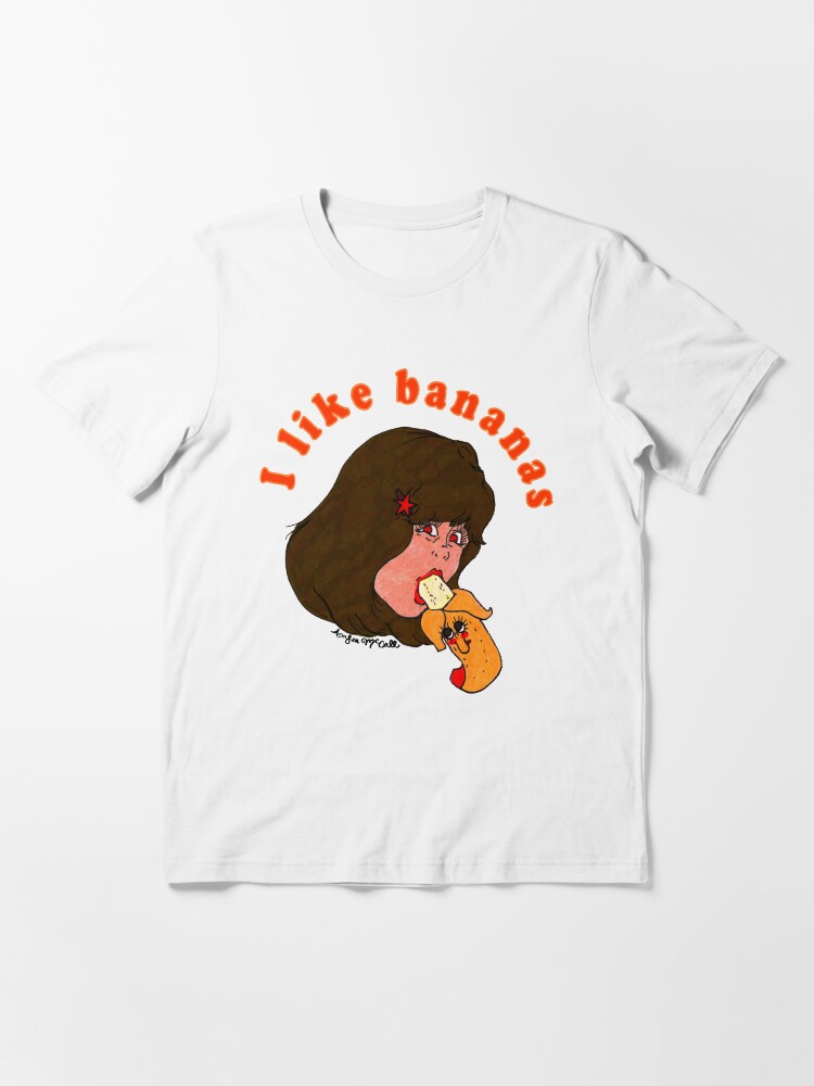 Thumbnail 3 of 7, Essential T-Shirt, I like bananas designed and sold by ambermccall.