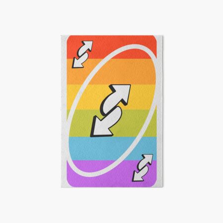 gay pride uno reverse card | Sticker