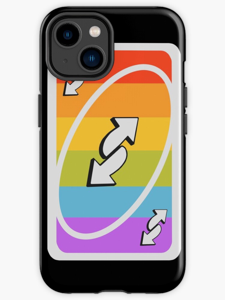 UNO REVERSE CARD RAINBOW iPhone 12 Pro Max Case Cover