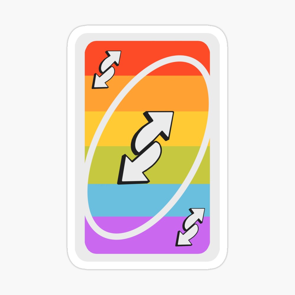 Bisexual Uno Reverse  Greeting Card for Sale by <3 <3