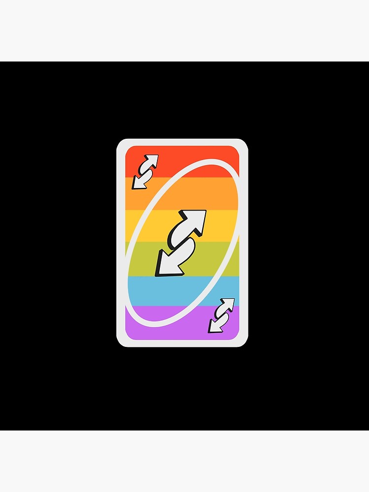 Gay Pride Uno Reverse Card Sticker for Sale by MlemingFox101