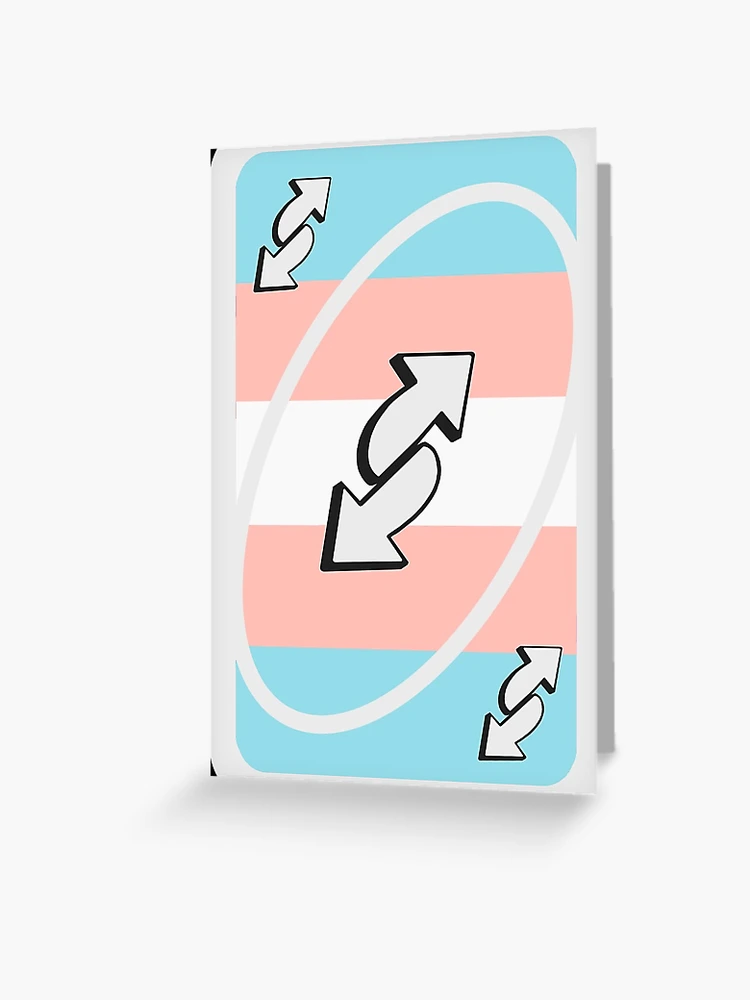 Trans Uno Reverse Flag