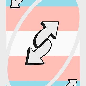 Trans Uno Reverse Flag