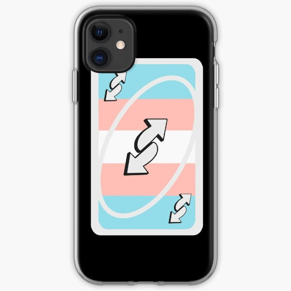 Trans Pride Uno Reverse Card Iphone Case Cover By Goath Redbubble