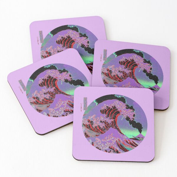 Item preview, The Great Wave Off Kanagawa Mount Fuji Erupting designed and sold by anthonylonder.