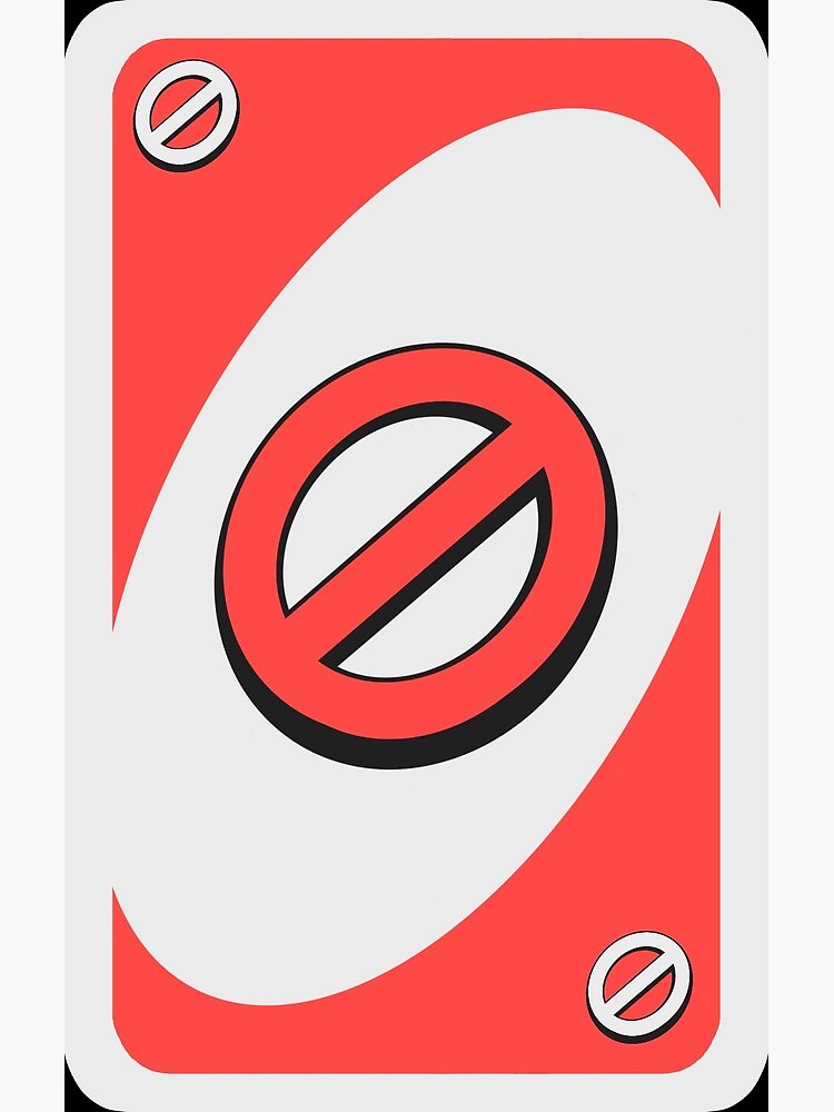 Uno Skip Card - Block and annoy the player next to you 