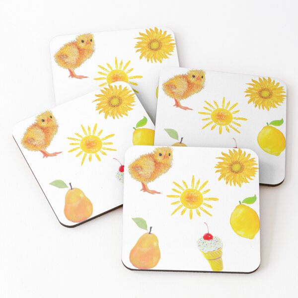 Item preview, Yellow stickers set designed and sold by MatsonArtDesign.