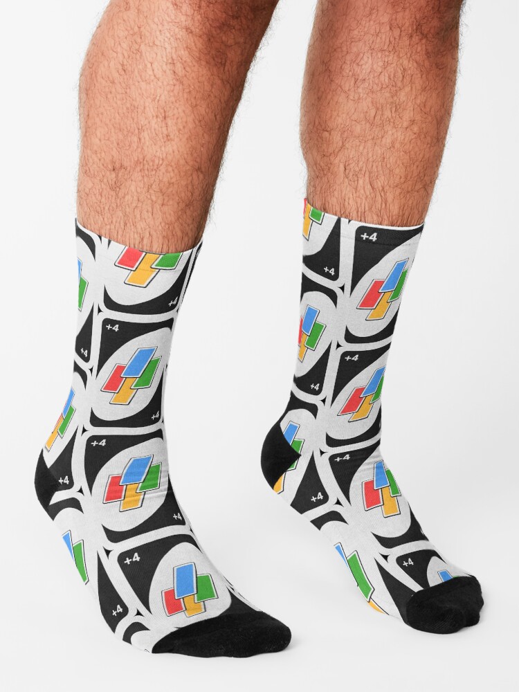 Alternate view of Plus Four Uno Card Socks