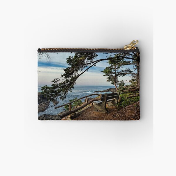 Item preview, Bench on the cliff over the seashore  designed and sold by AlexLyubar.