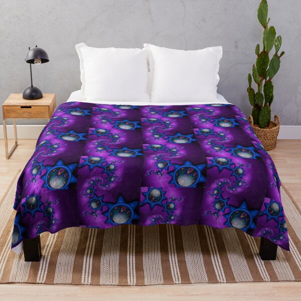 Item preview, Blue Gem Stars in a Purple Galaxy designed and sold by lacitrouille.