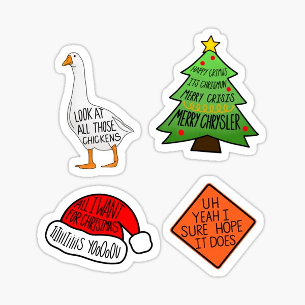 "Holiday gift pack" Sticker for Sale by binabina24 | Redbubble